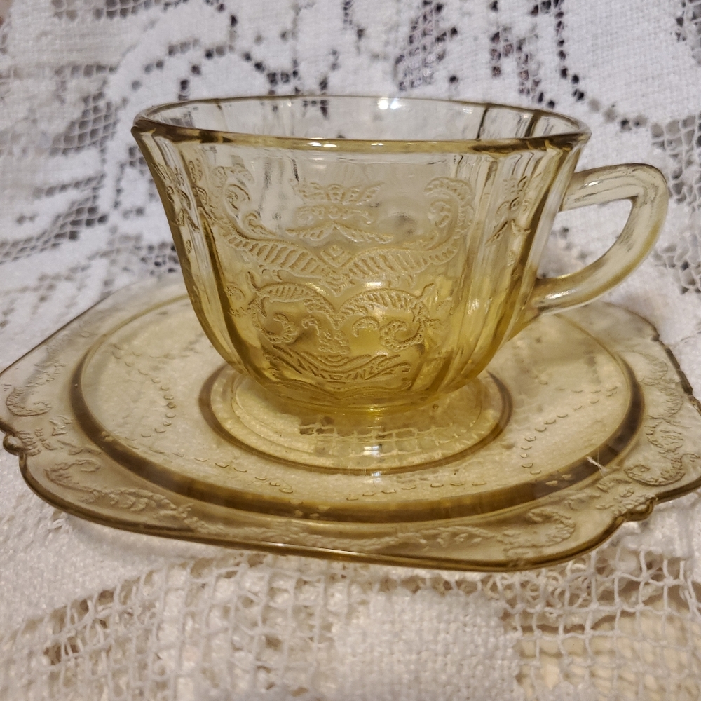 Sharon Cabbage Rose Cup and Saucer
